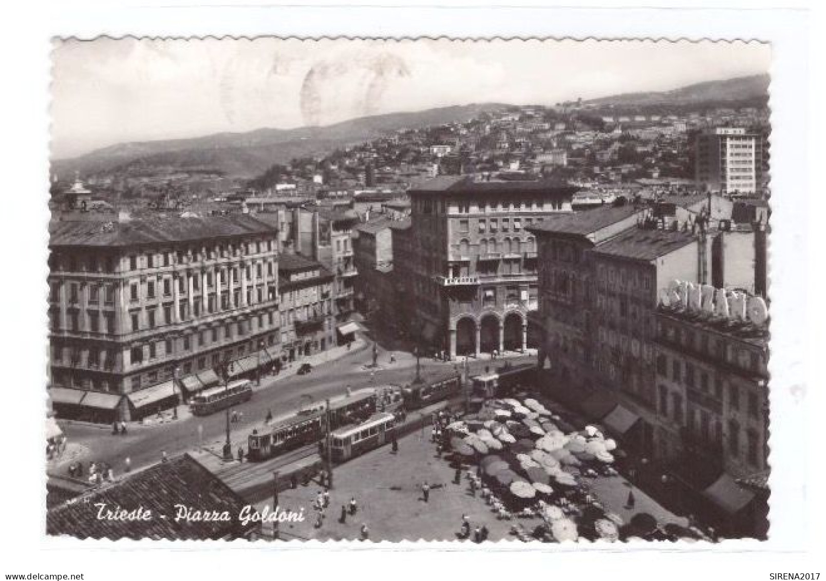 TRIESTE - PIAZZA GOLDONI - VIAGGIATA - Trieste (Triest)