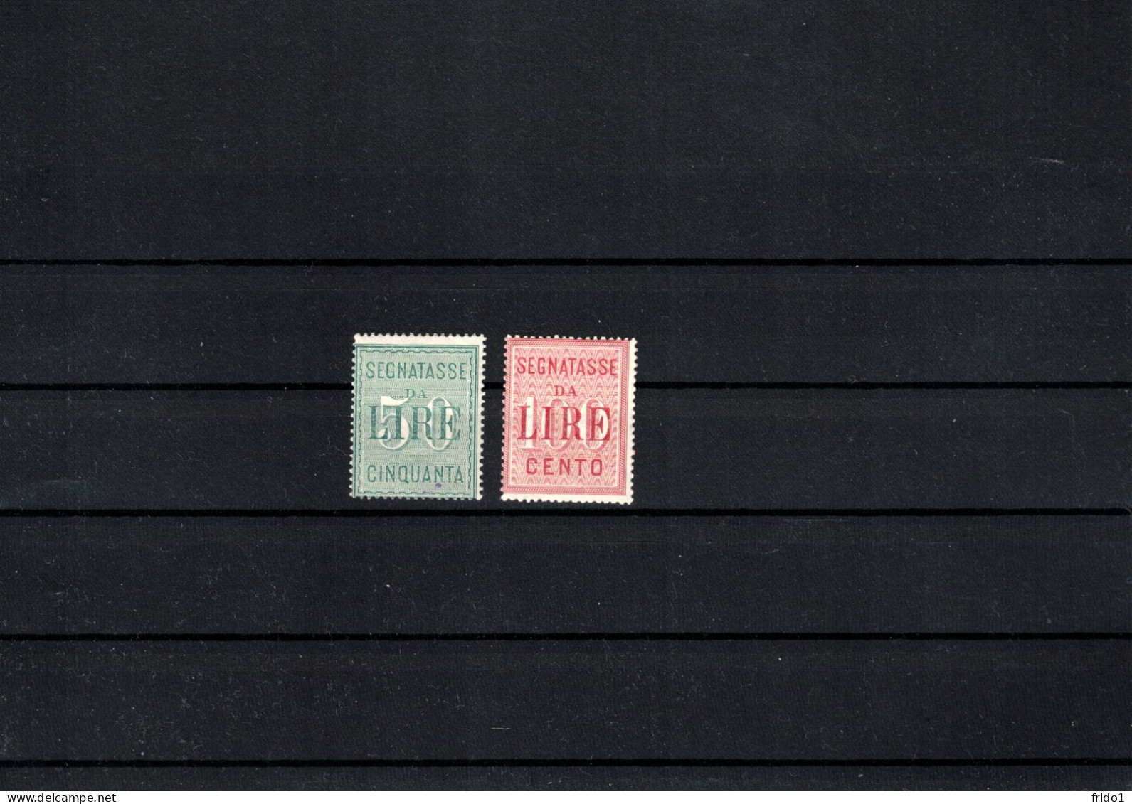Italy / Italia 1884 Tax Stamps Postfrisch Mit Falz / Mint Hinged - Strafport