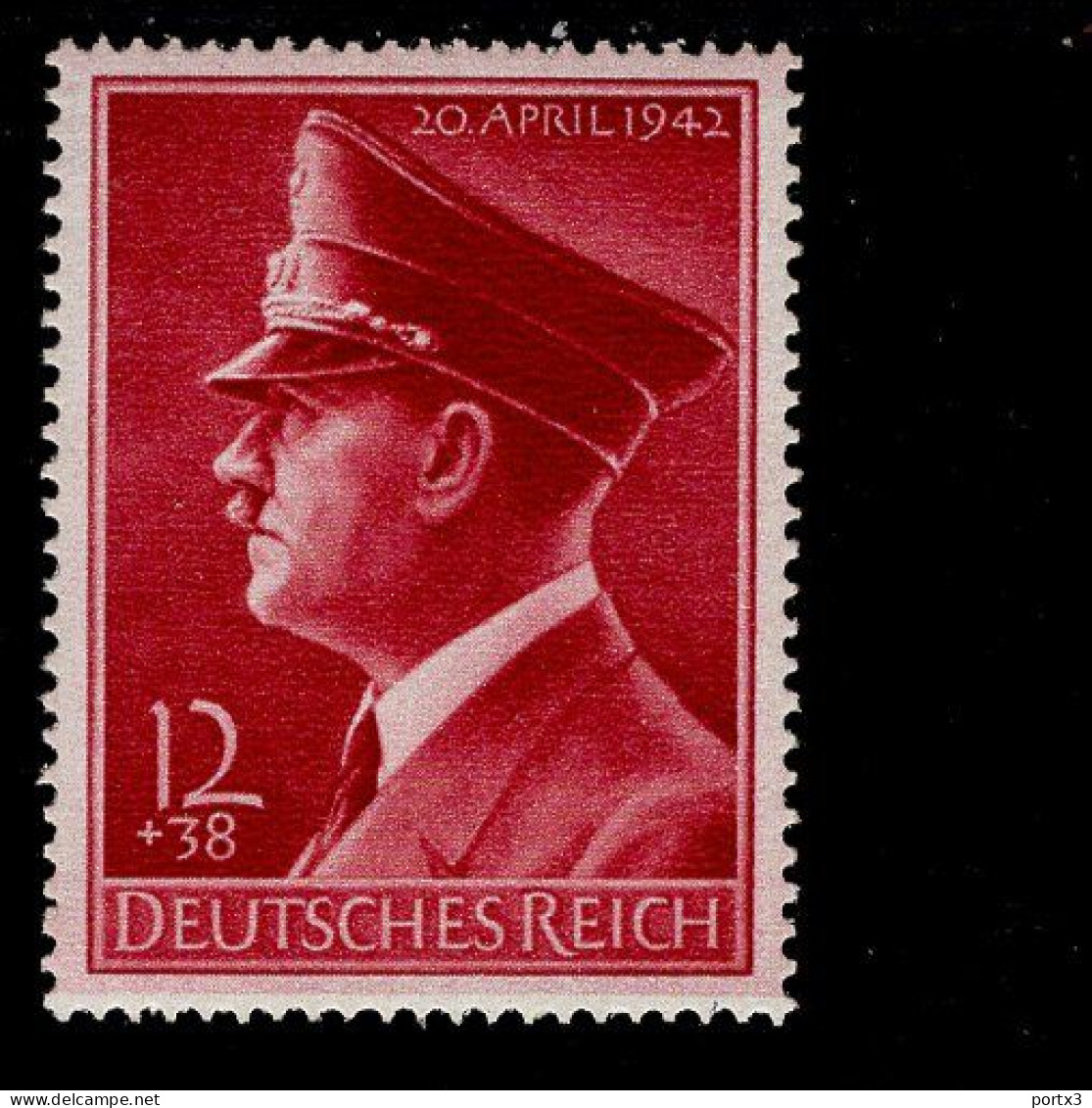 Deutsches Reich 813y  A.Hitler  MLH Falz * - Unused Stamps