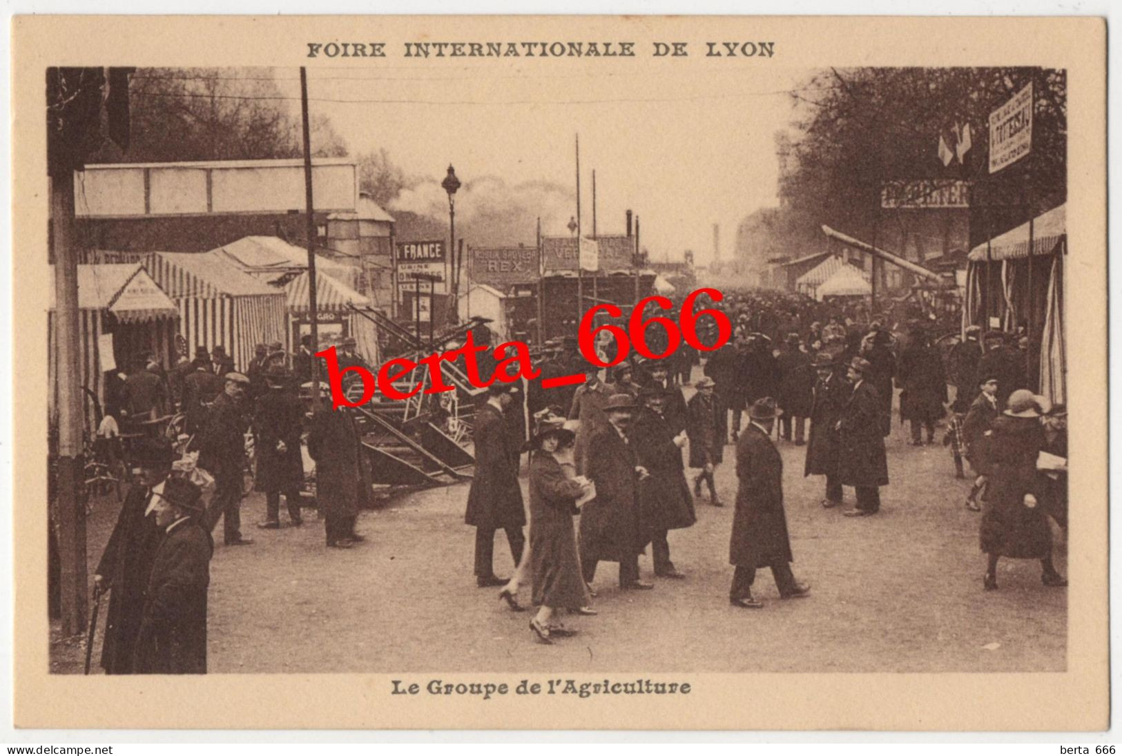 CPA Foire Internationale De Lyon * Le Groupe De L'Agriculture - Exhibitions