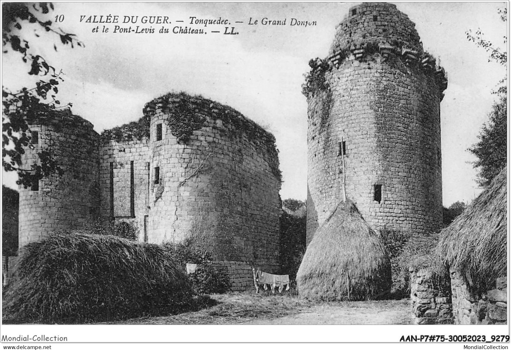 AANP7-75-0573 - Vallee Du Guer -TONQUEDEC - Le Grand Donjon Et Le Pont Levis Du Chateau - Tonquédec