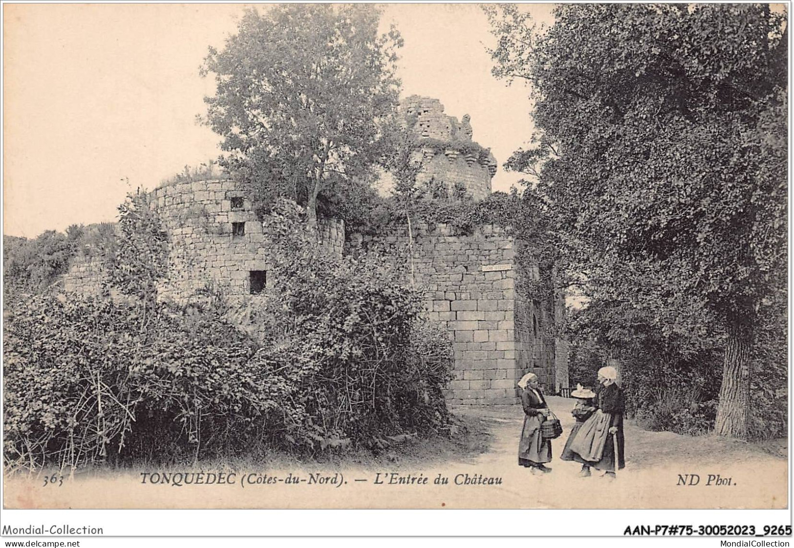 AANP7-75-0566 - TONQUEDEC -  L'Entree Du Chateau  - Tonquédec