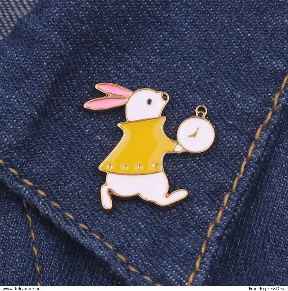 Pin's NEUF En Métal Pins - Alice Au Pays Des Merveilles Lapin - Disney