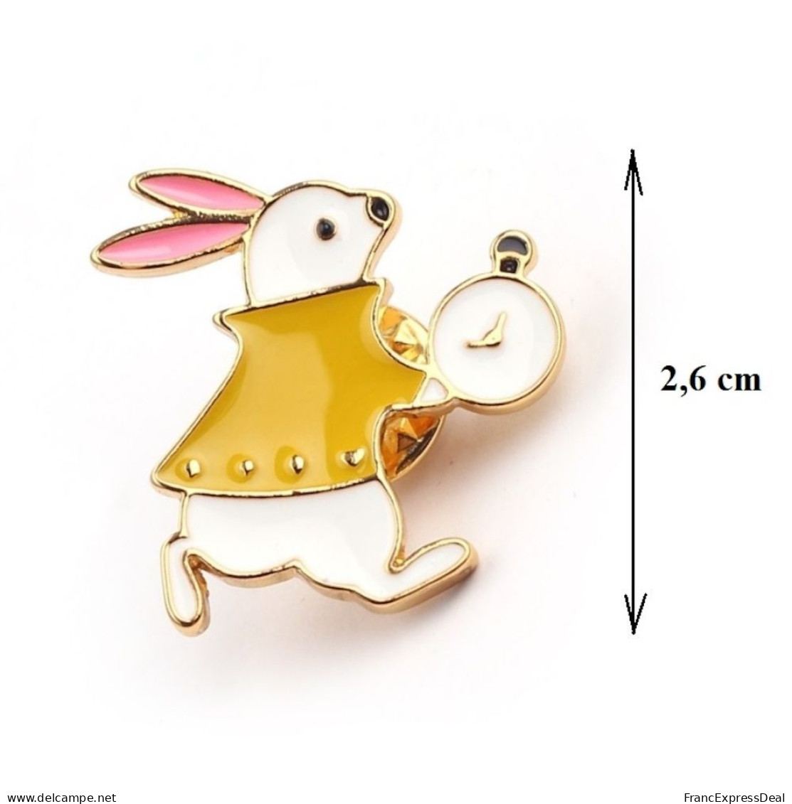 Pin's NEUF En Métal Pins - Alice Au Pays Des Merveilles Lapin - Disney