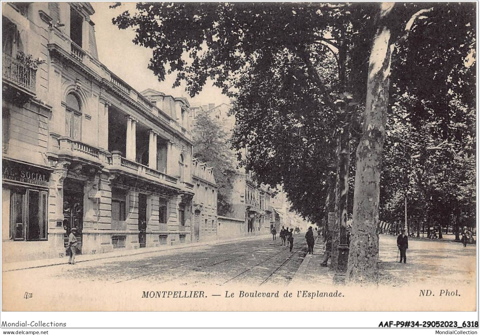 AAFP9-34-0861 - MONTPELLIER - Le Boulevard De L'Esplanade - Montpellier