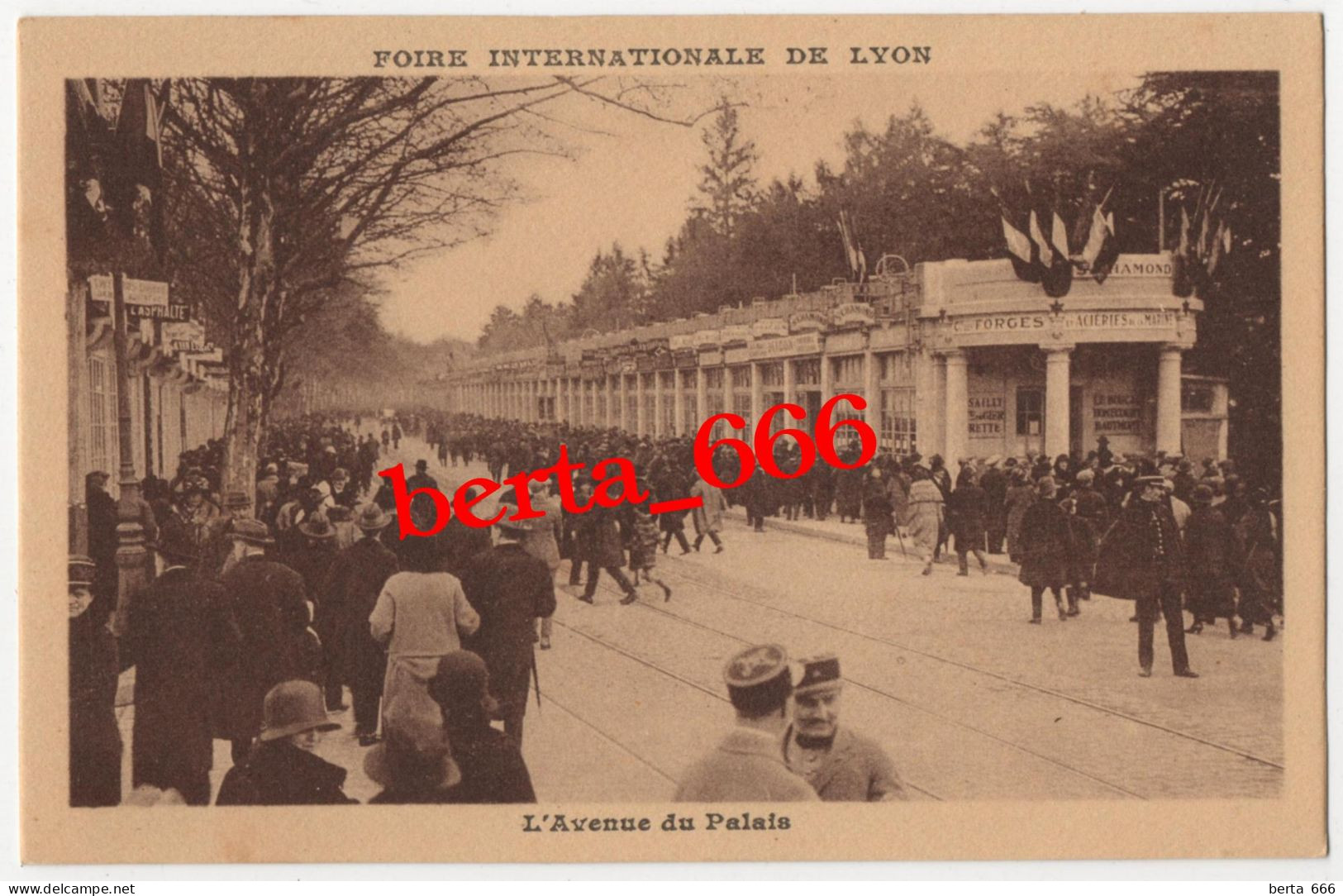 CPA Foire Internationale De Lyon * L'Avenue Du Palais - Expositions