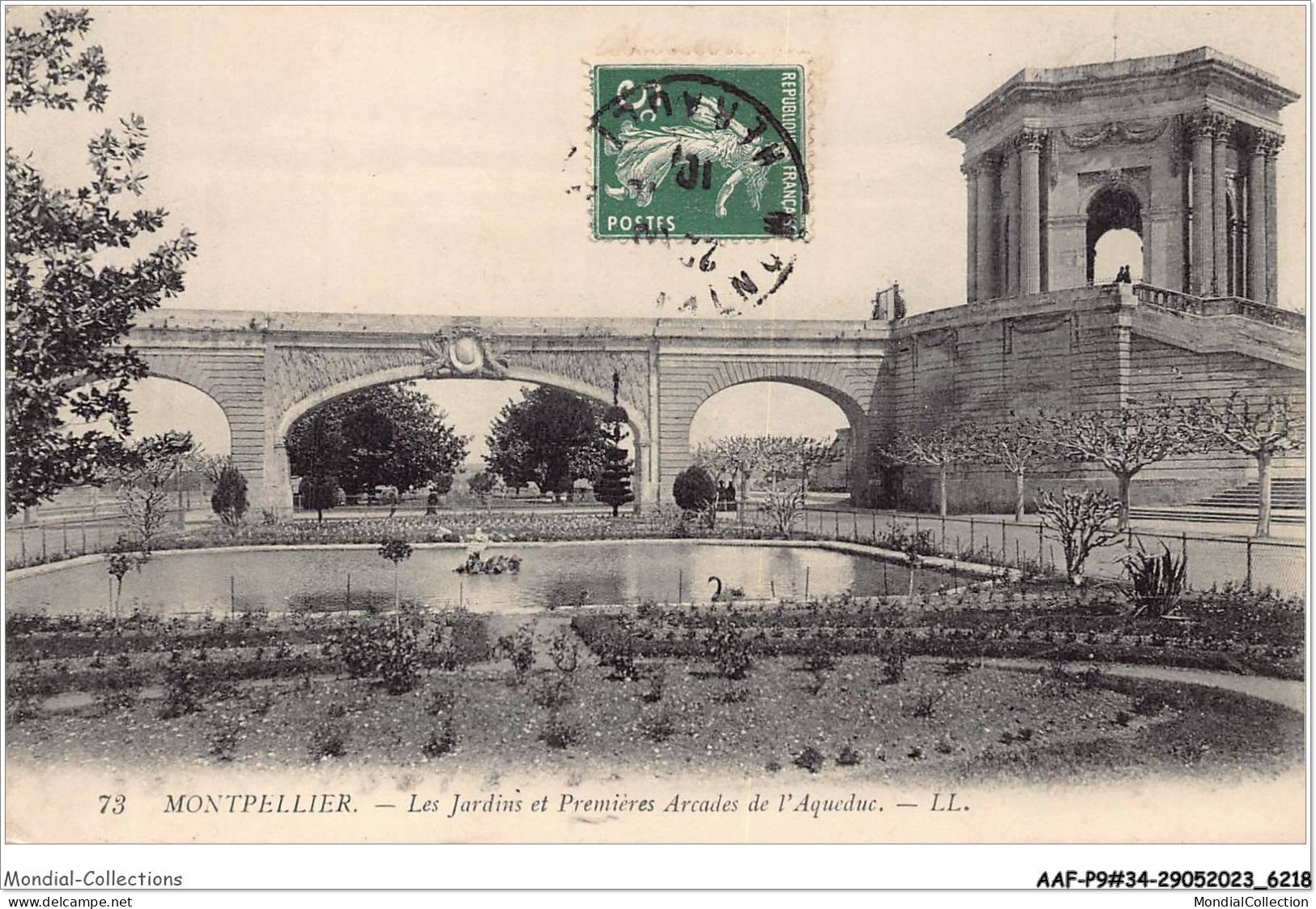 AAFP9-34-0811 - MONTPELLIER Les Jardins Et Premieres Arcades De L'Aqueduc - Montpellier