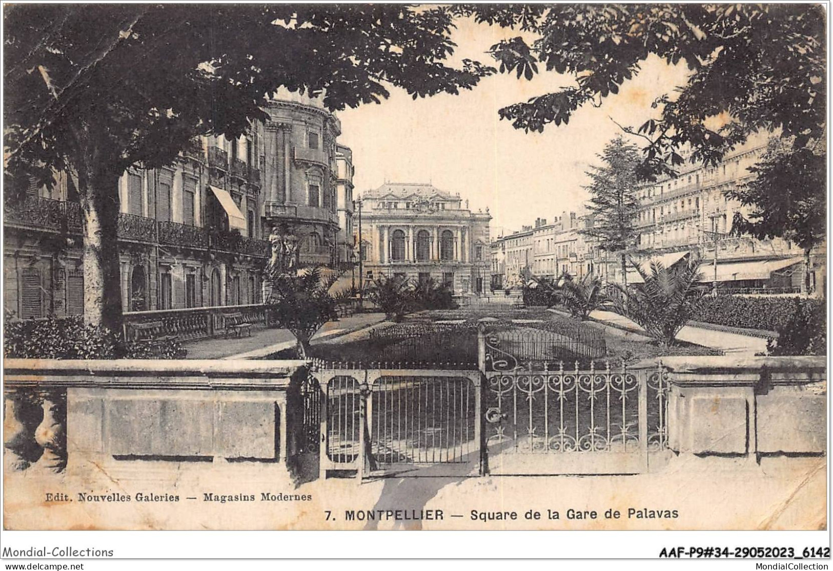 AAFP9-34-0773 - MONTPELLIER - Square De La Gare De Palavas - Montpellier