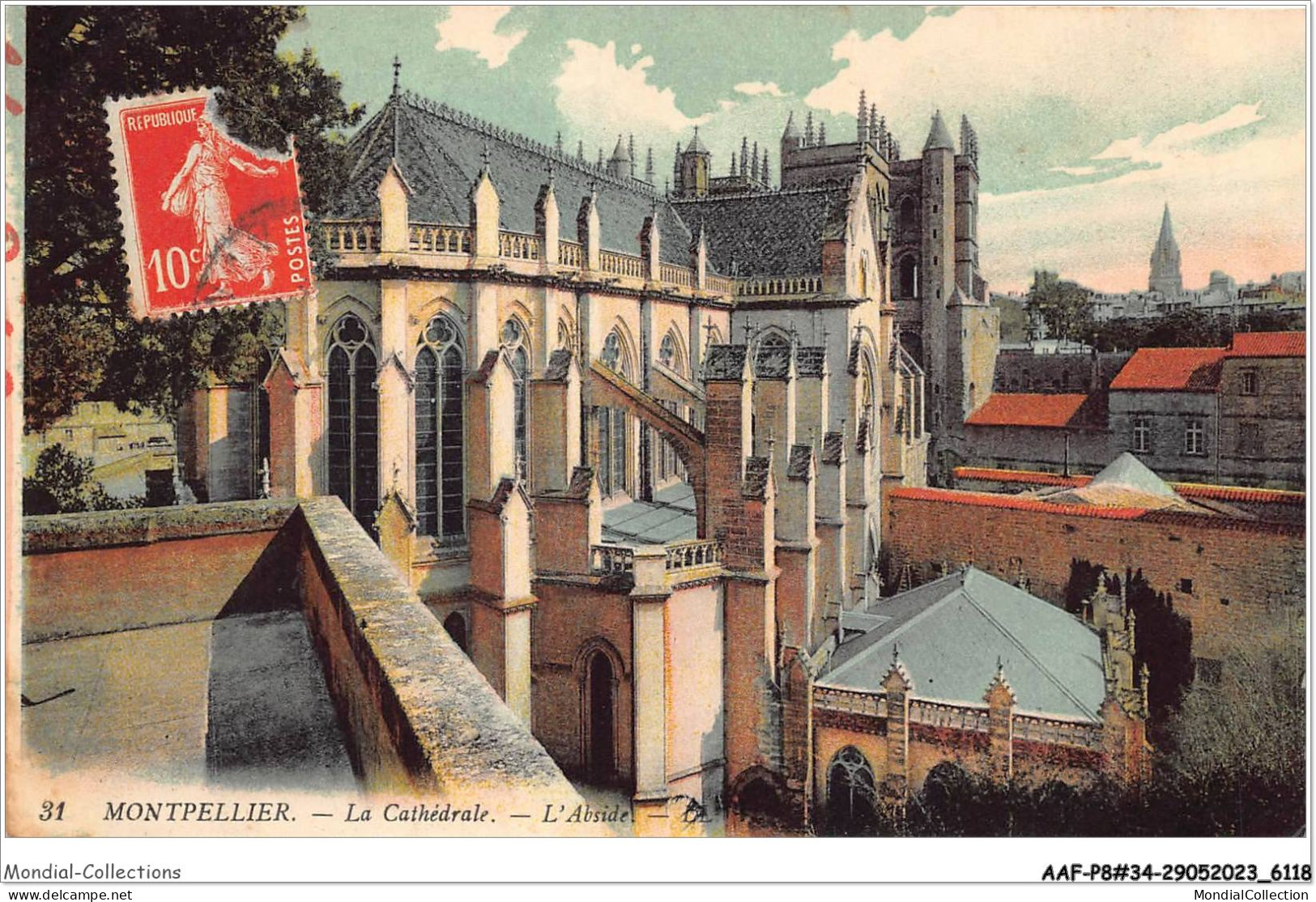 AAFP8-34-0761 - MONTPELLIER - La Cathédrale - L'Abside  - Montpellier