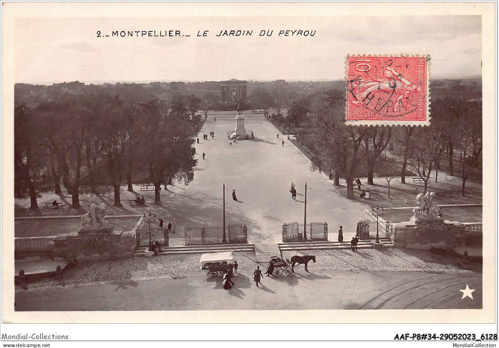 AAFP8-34-0766 - MONTPELLIER - Le Jardin Du Peyrou - Montpellier
