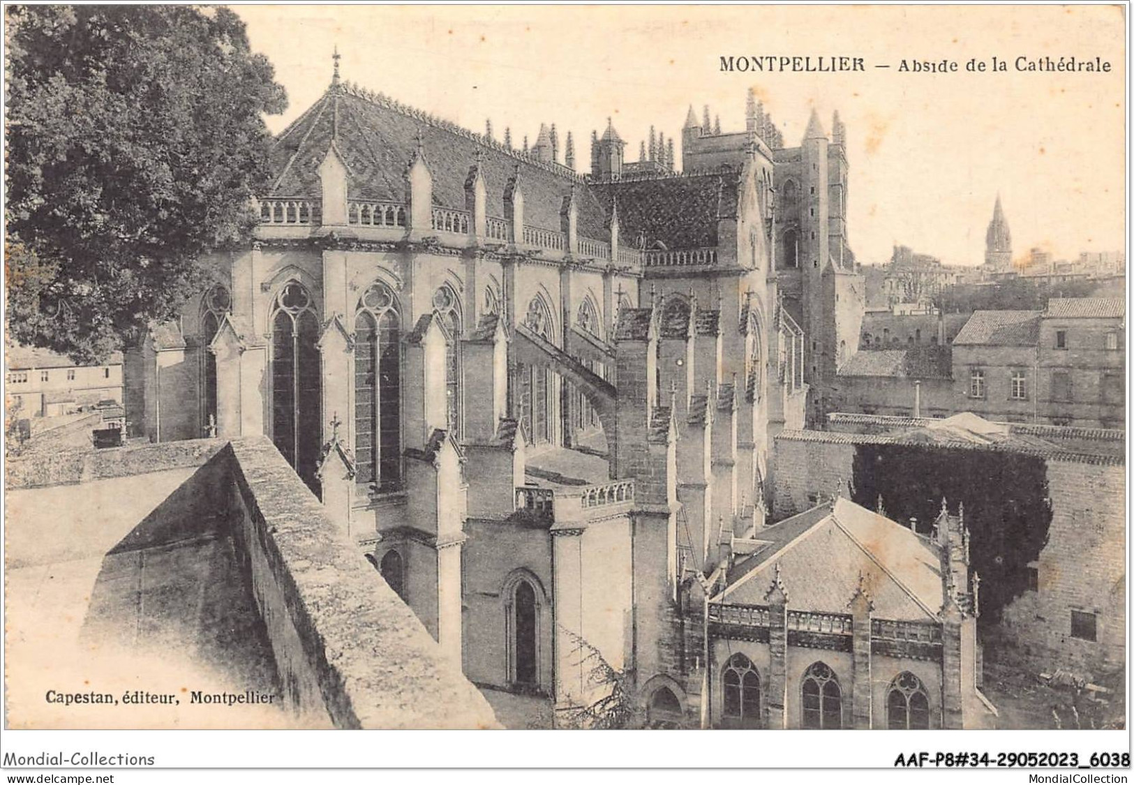 AAFP8-34-0721 - MONTPELLIER - Abside De La Cathédrale - Montpellier