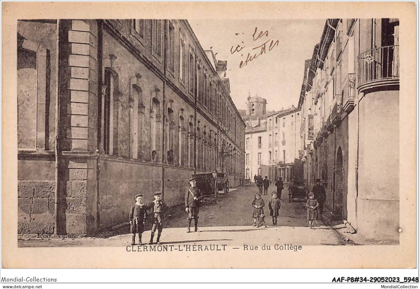 AAFP8-34-0676 - CLERMONT-L'HERAULT - Rue Du Collège - Clermont L'Hérault