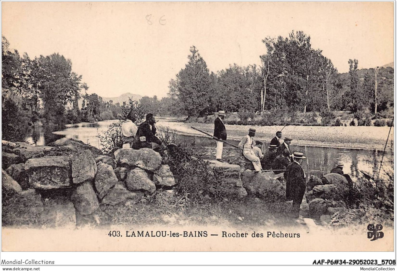 AAFP6-34-0556 - LAMALOU-LES-BAINS - Rocher Des Pêcheurs - Lamalou Les Bains