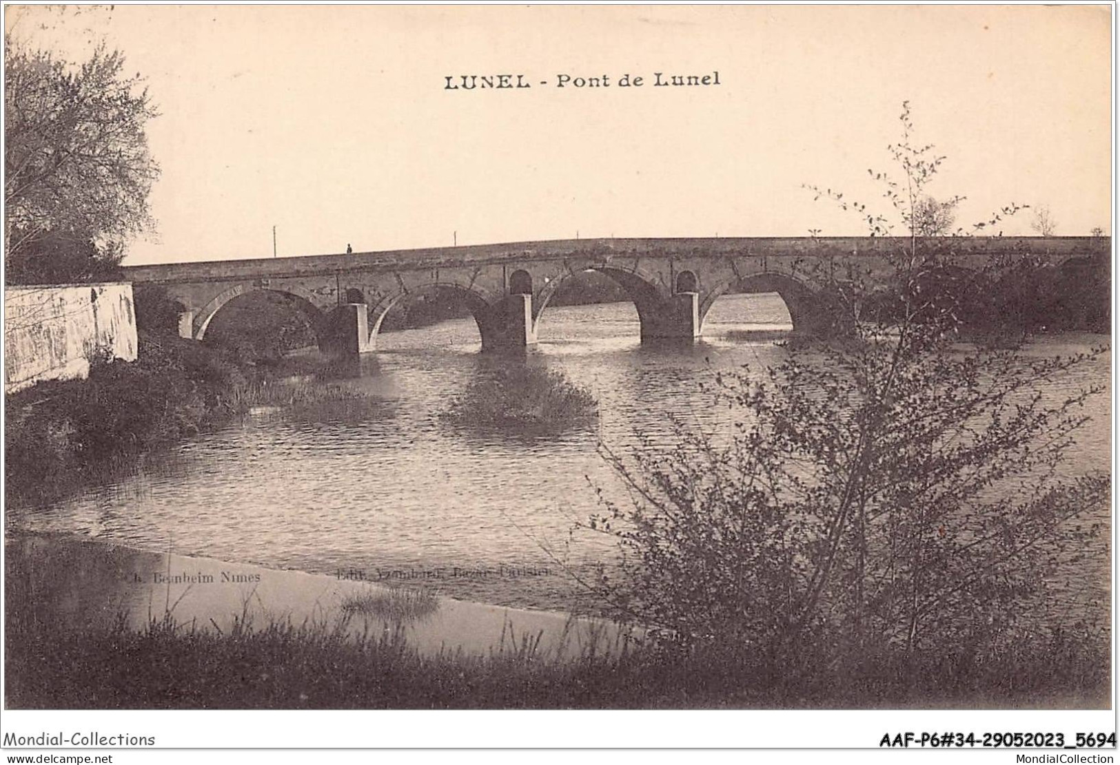 AAFP6-34-0549 - LUNEL - Pont De LUNEL - Lunel