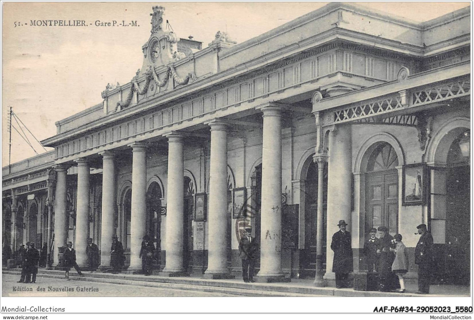 AAFP6-34-0493 - MONTPELLIER - Gare P.L.M. - Montpellier