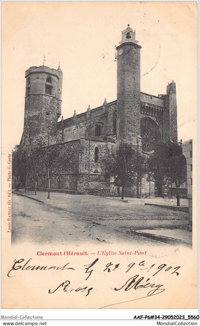 AAFP6-34-0483 - CLERMONT- L'HERAULT - L'Eglise Saint Paul - Clermont L'Hérault