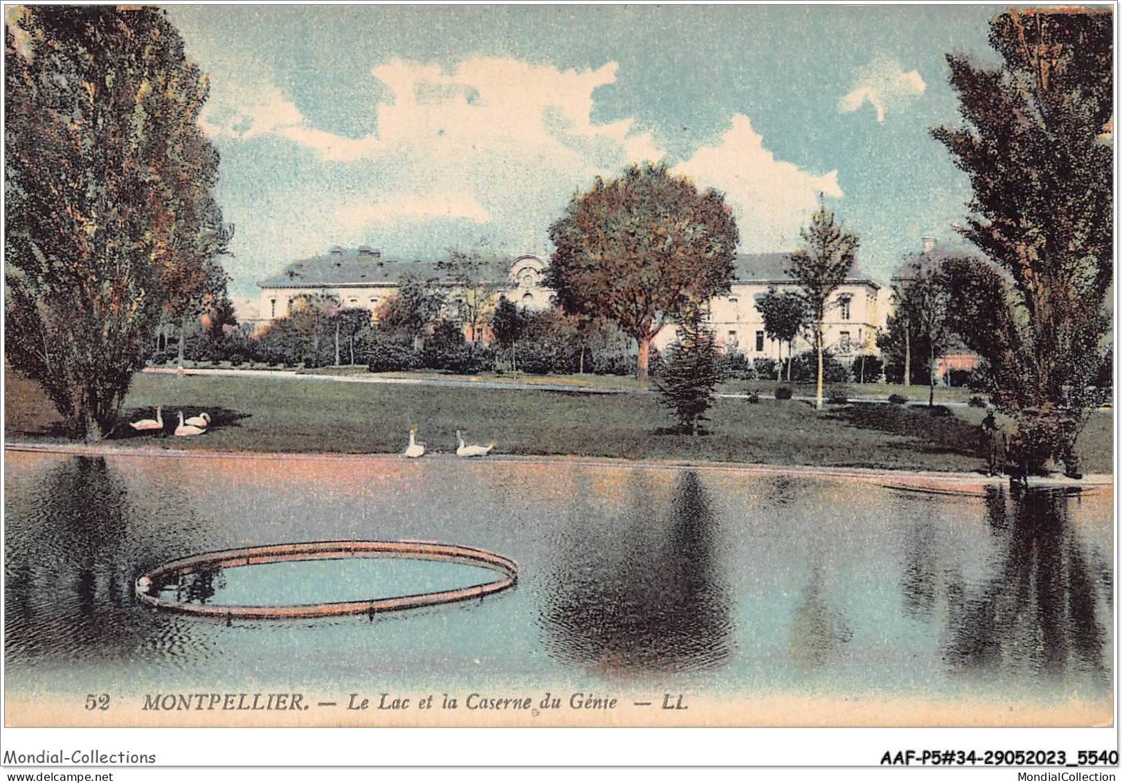 AAFP5-34-0473 - MONTPELLIER - Le Lac Et La Caserne Du Génie - Montpellier