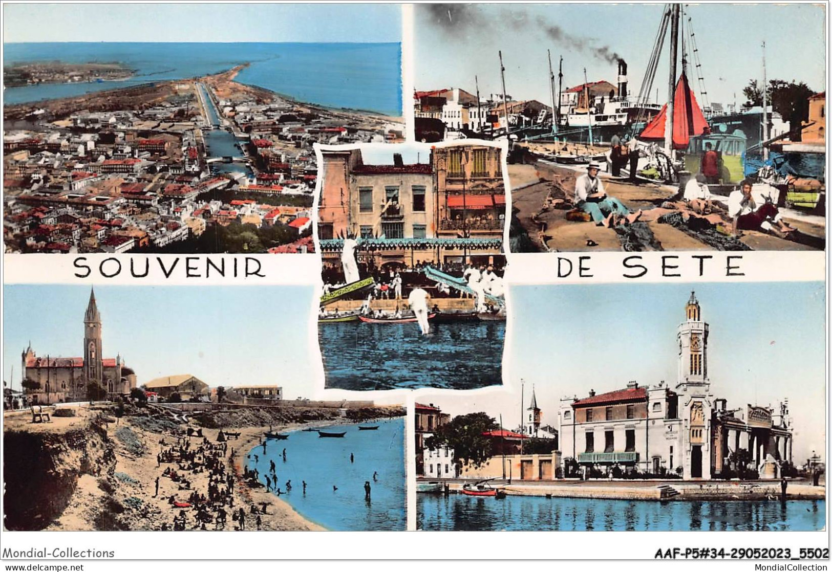 AAFP5-34-0454 - CETTE - Souvenir De SETE - Multi-vues - Sete (Cette)