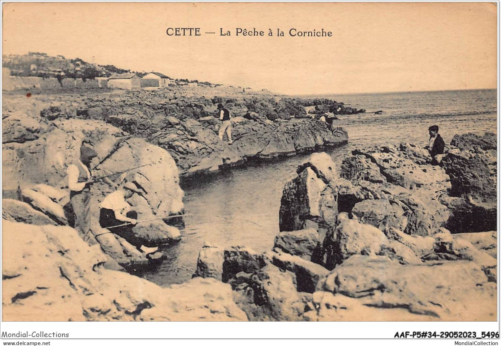 AAFP5-34-0451 - CETTE - La Pêche A La Corniche - Sete (Cette)