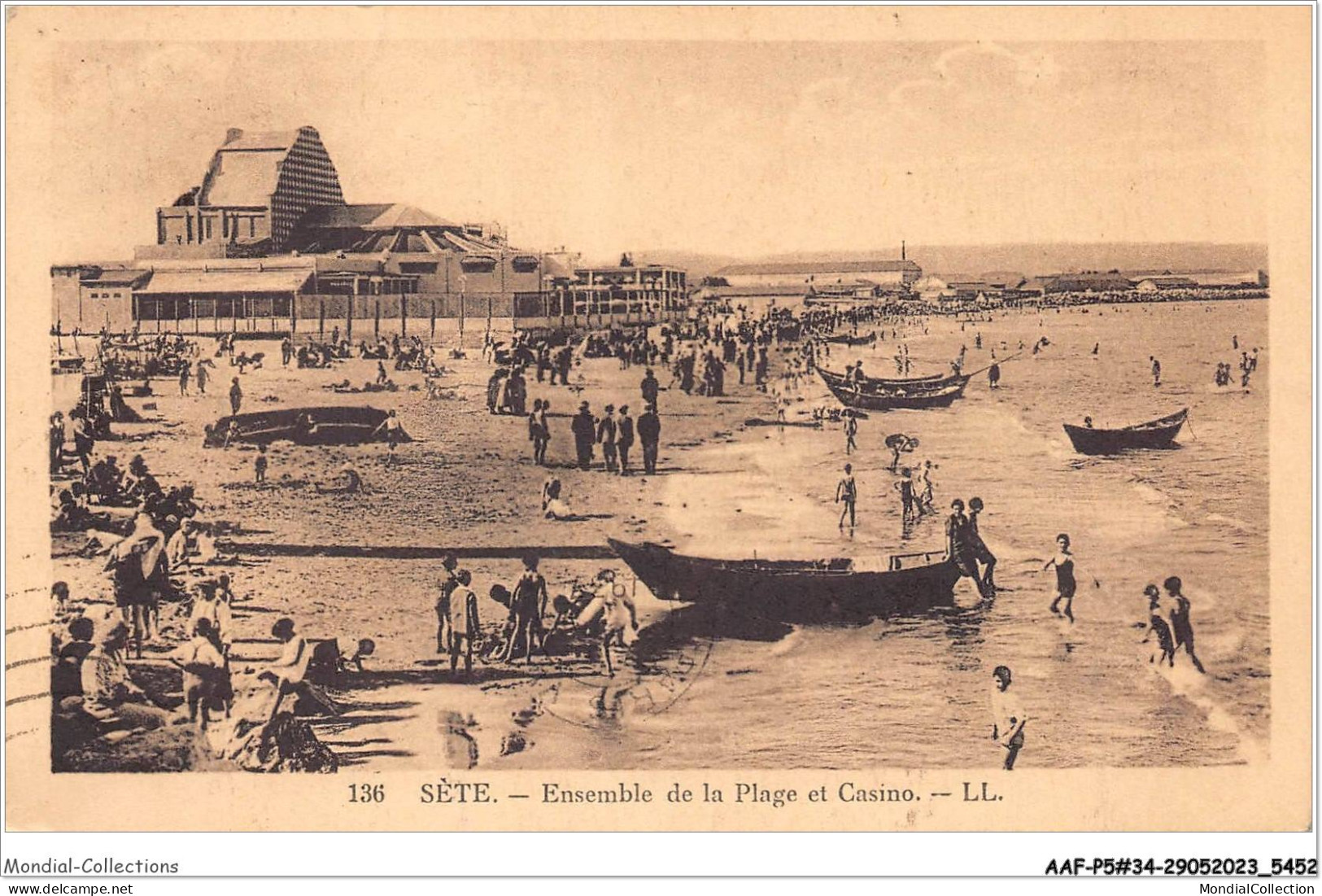 AAFP5-34-0429 - SETE - Ensemble De La Plage Et Casino - Sete (Cette)