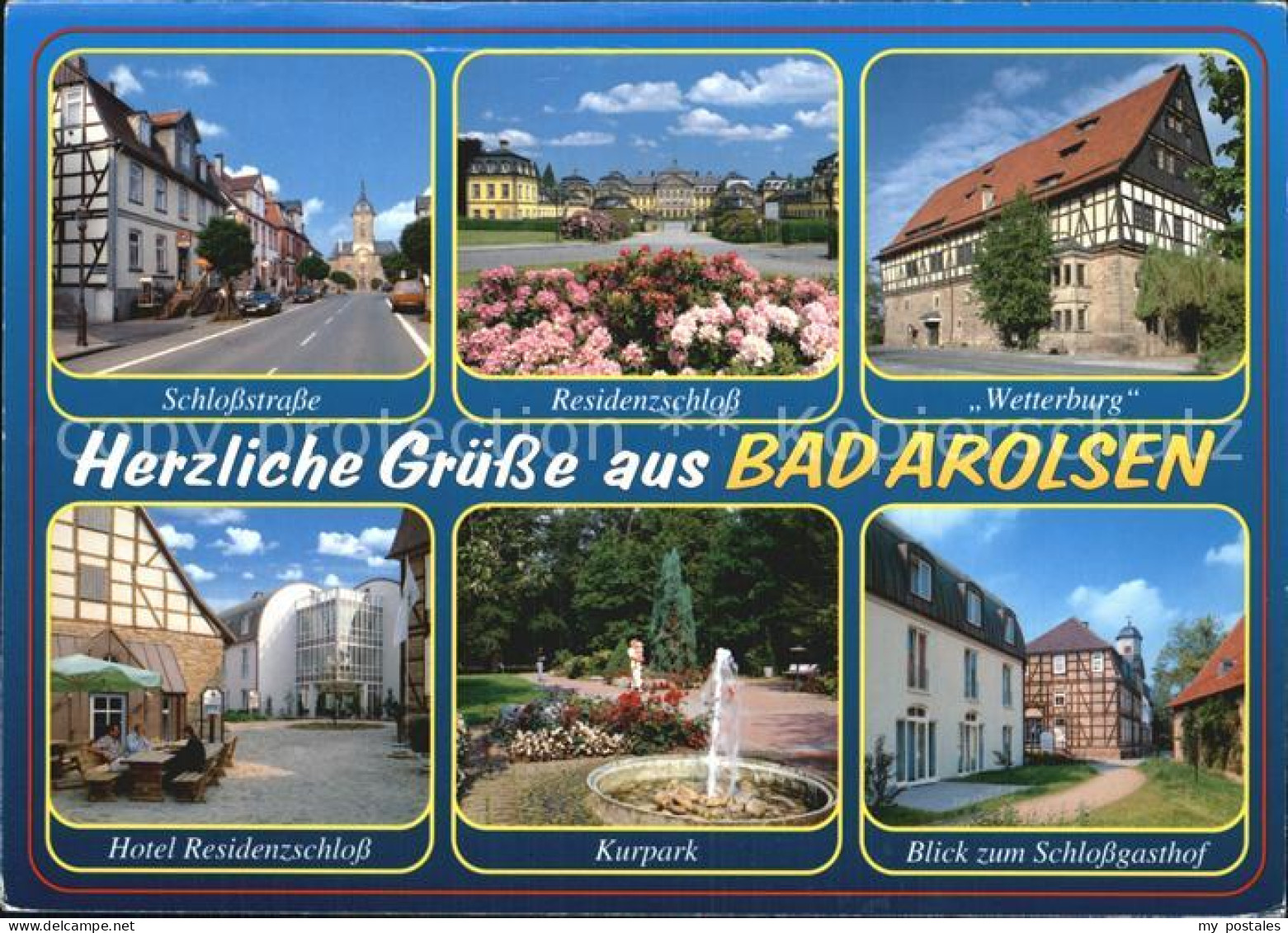 72542422 Bad Arolsen Schlossstrasse Residenzschloss Wetterburg Kurpark Hotel Bad - Bad Arolsen