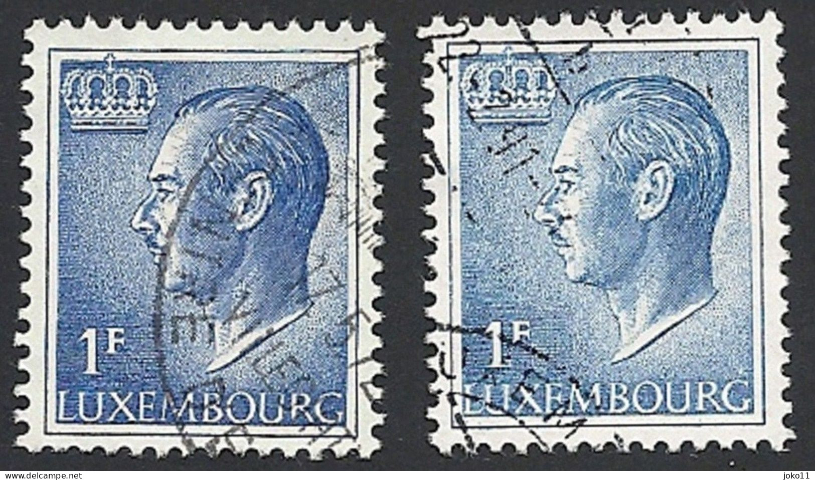 Luxemburg, 1965, Mi.-Nr. 711 X + Yb, Gestempelt, - Used Stamps