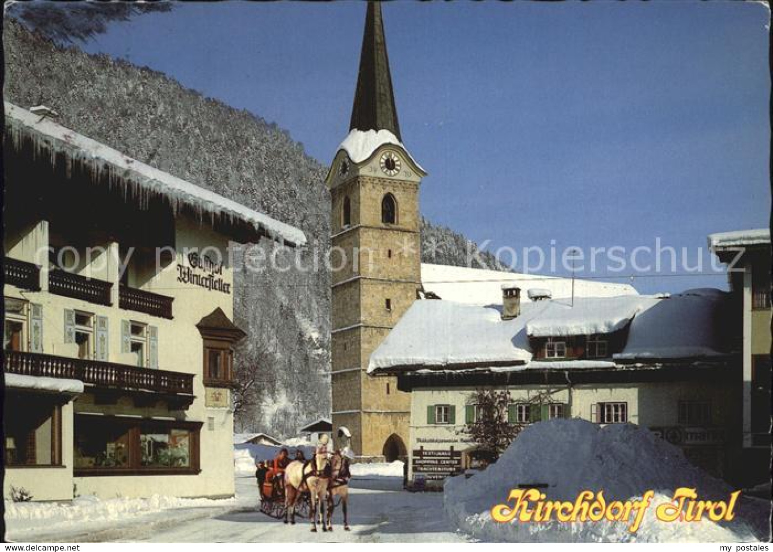 72542314 Kirchdorf Tirol Kirche Winter Kirchdorf In Tirol Wilder Kaiser - Autres & Non Classés