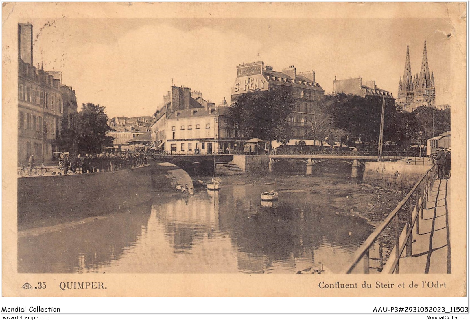 AAUP3-29-0258 - QUIMPER - Confluent Du Steir Et De L'Odet - Quimper