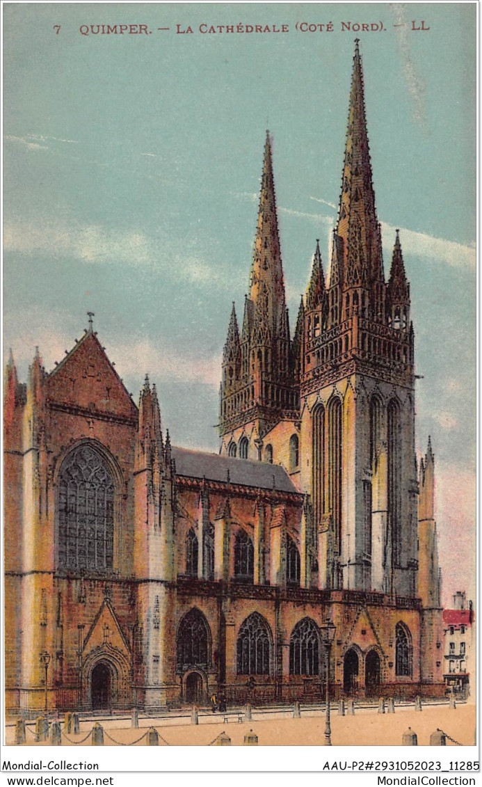 AAUP2-29-0150 - QUIMPER - Cathedrale Cote Nord - Quimper