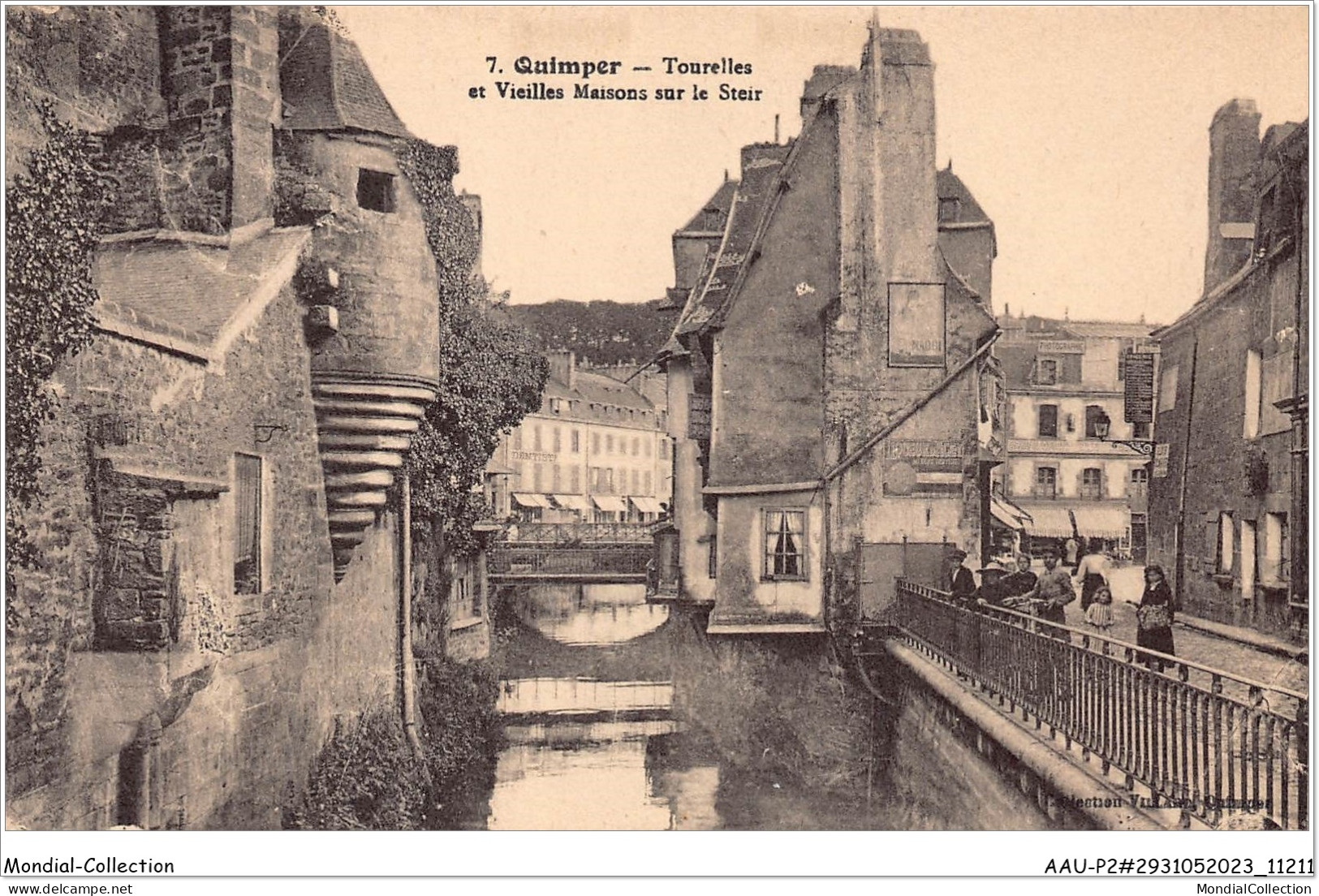 AAUP2-29-0113 - QUIMPER - Tourelles Et Vieilles Maisons Sur Le Steir - Quimper