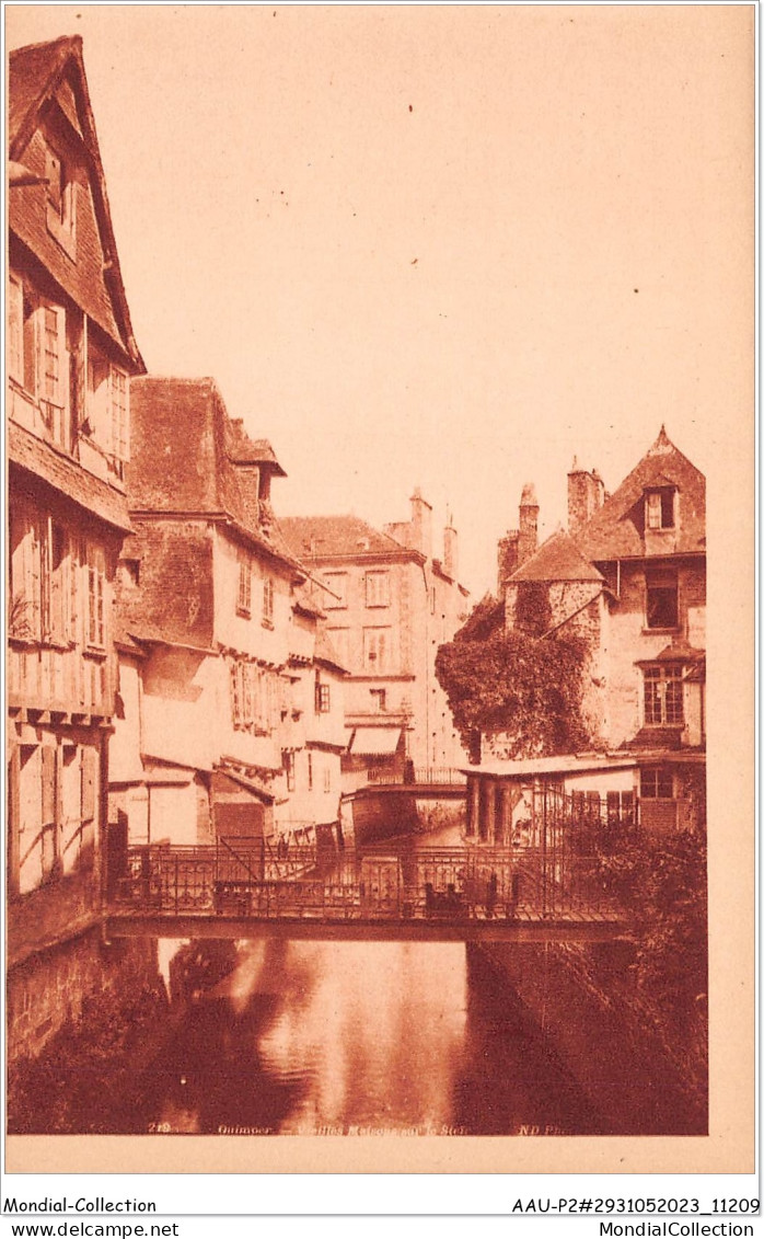 AAUP2-29-0112 - QUIMPER - Vieilles Maisons Sur Le Steir - Quimper