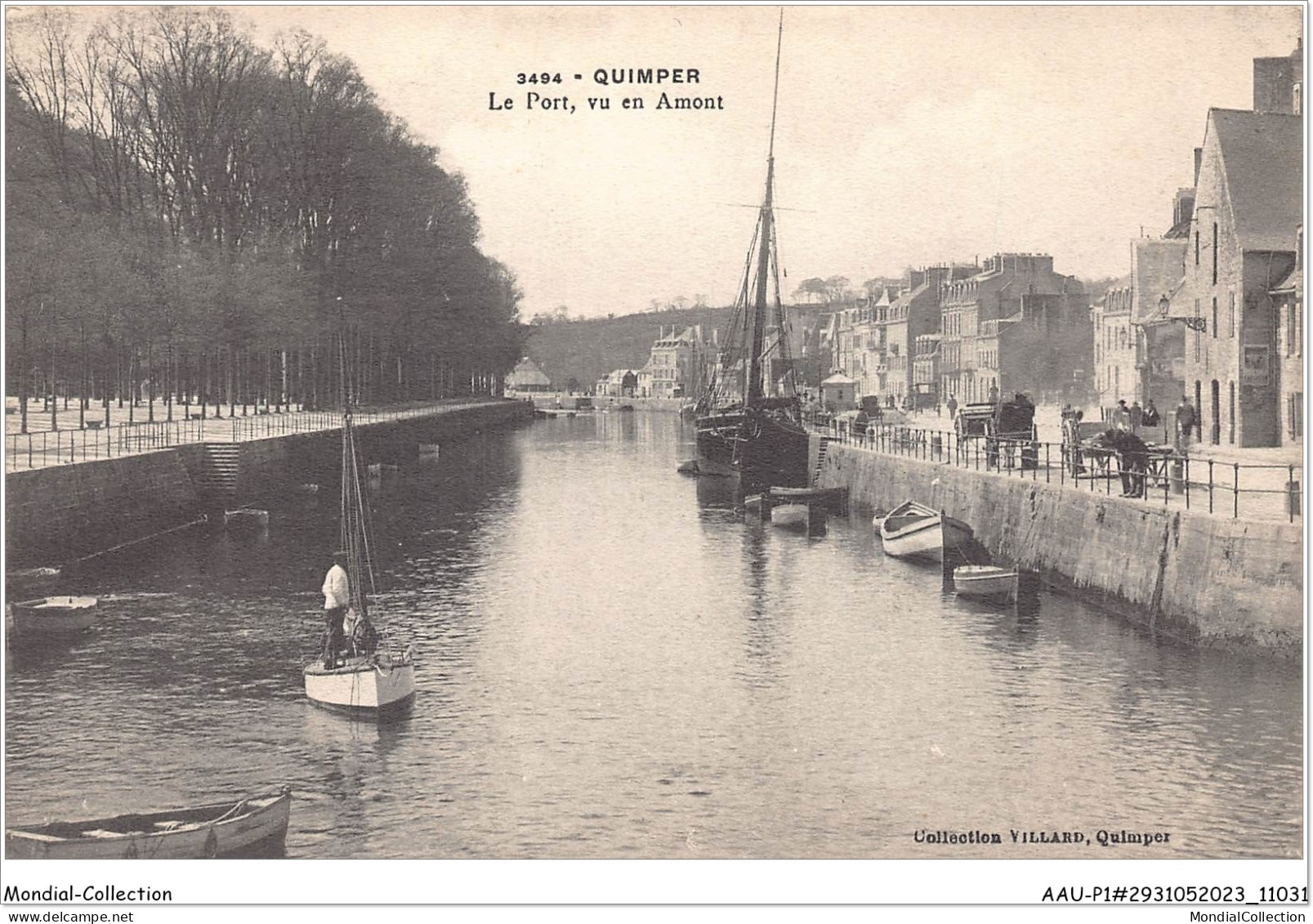 AAUP1-29-0024 - QUIMPER - Le Port -Vu En Amont - Quimper