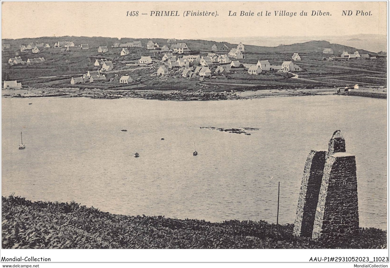 AAUP1-29-0020 - PRIMEL TREGASTEL - La Baie Et Le Village Du Diben - Primel