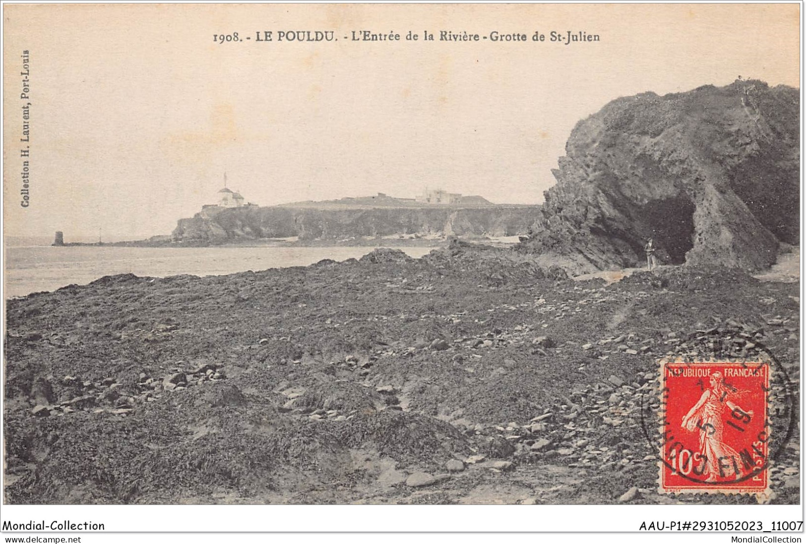 AAUP1-29-0012 - LE POULDU - Entree De La Riviere Grotte De St Julien - Le Pouldu