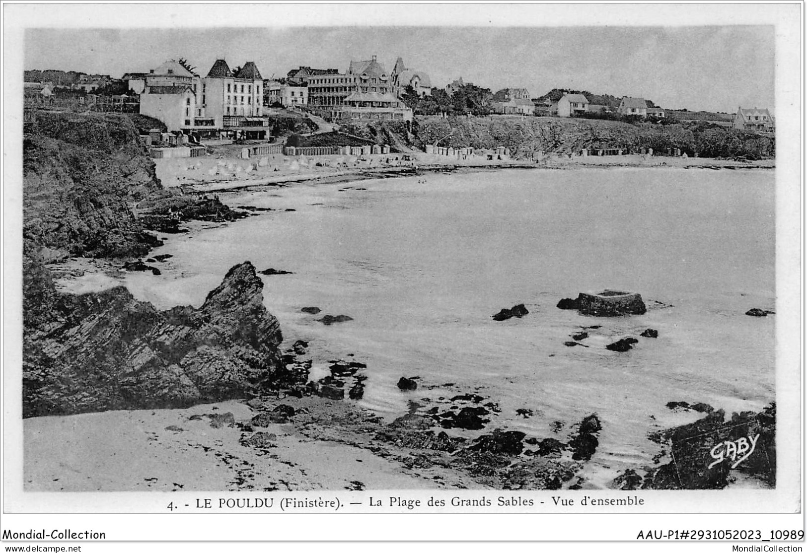 AAUP1-29-0003 - LE POULDU - La Plage Des Grands Sables-Vue D'Ensemble - Le Pouldu