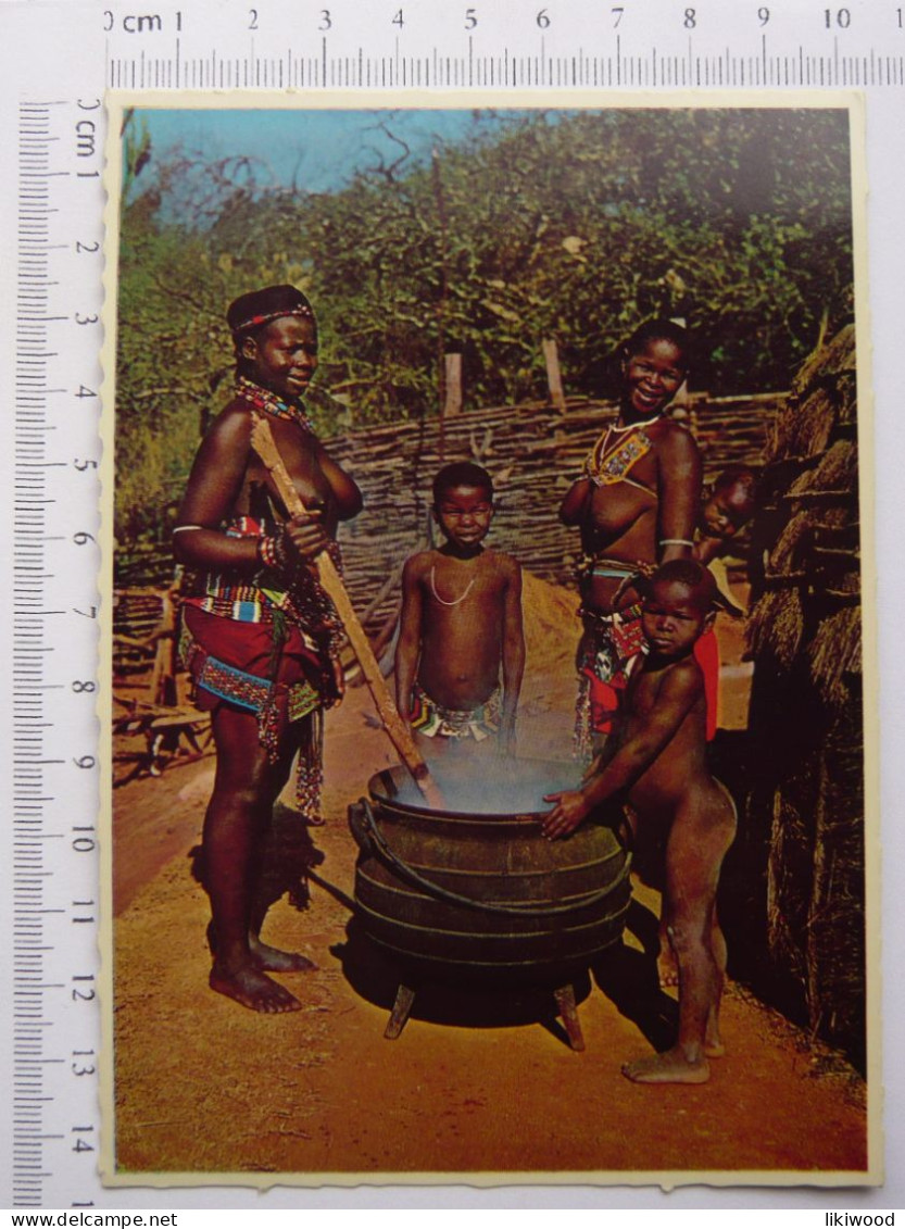 Africans With Cooking Pot - Sudáfrica