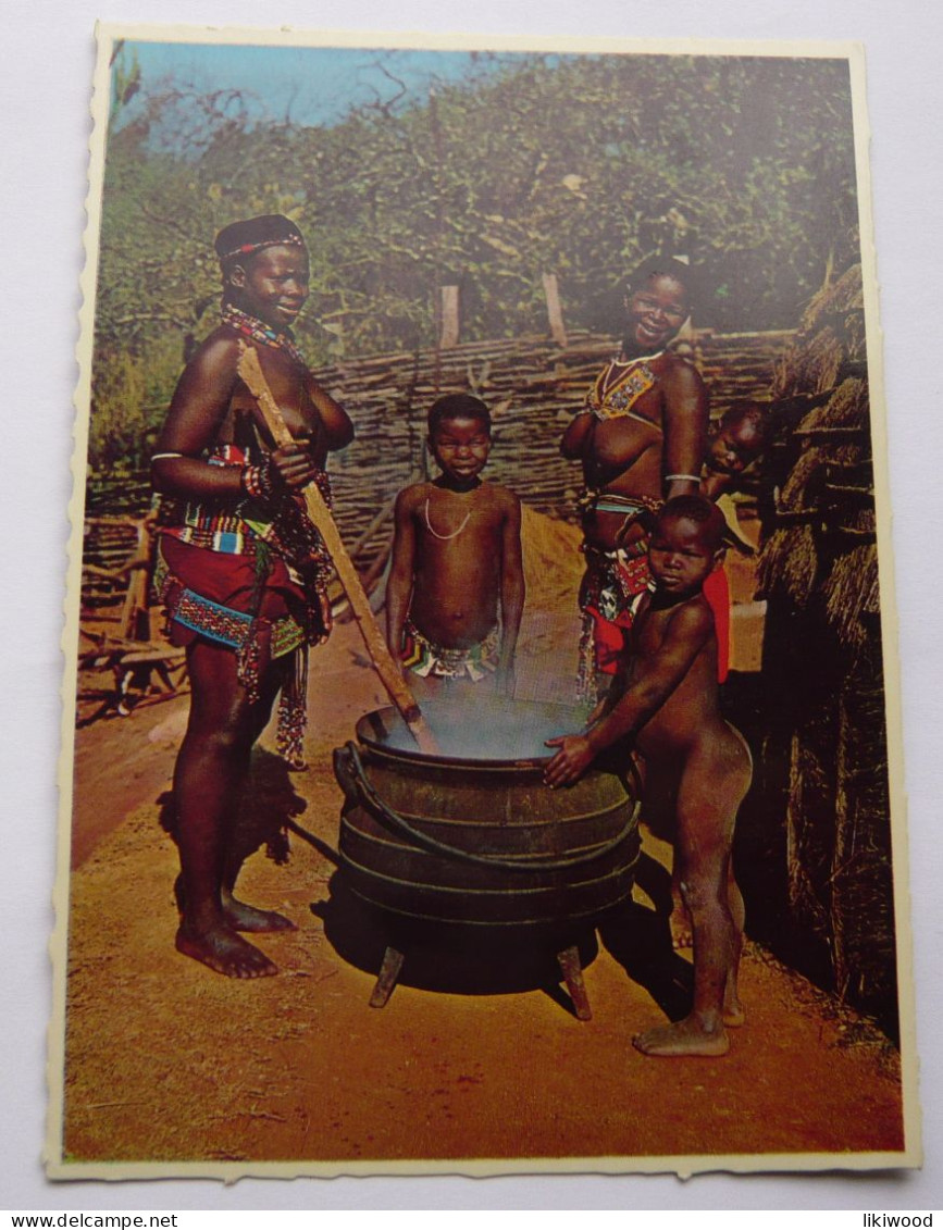 Africans With Cooking Pot - South Africa