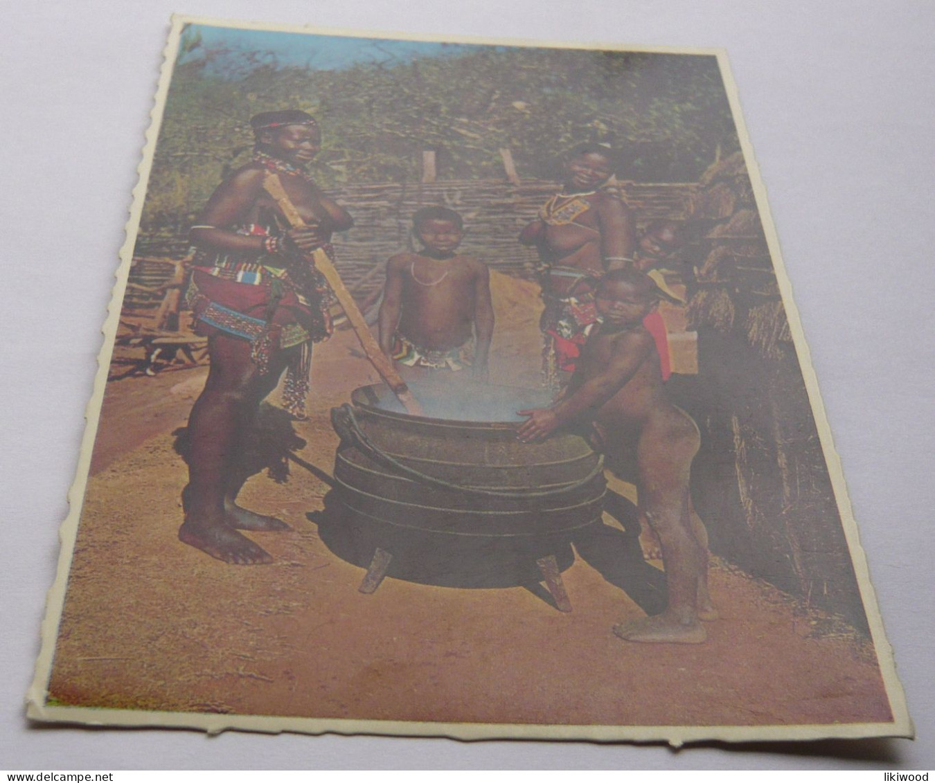 Africans With Cooking Pot - South Africa