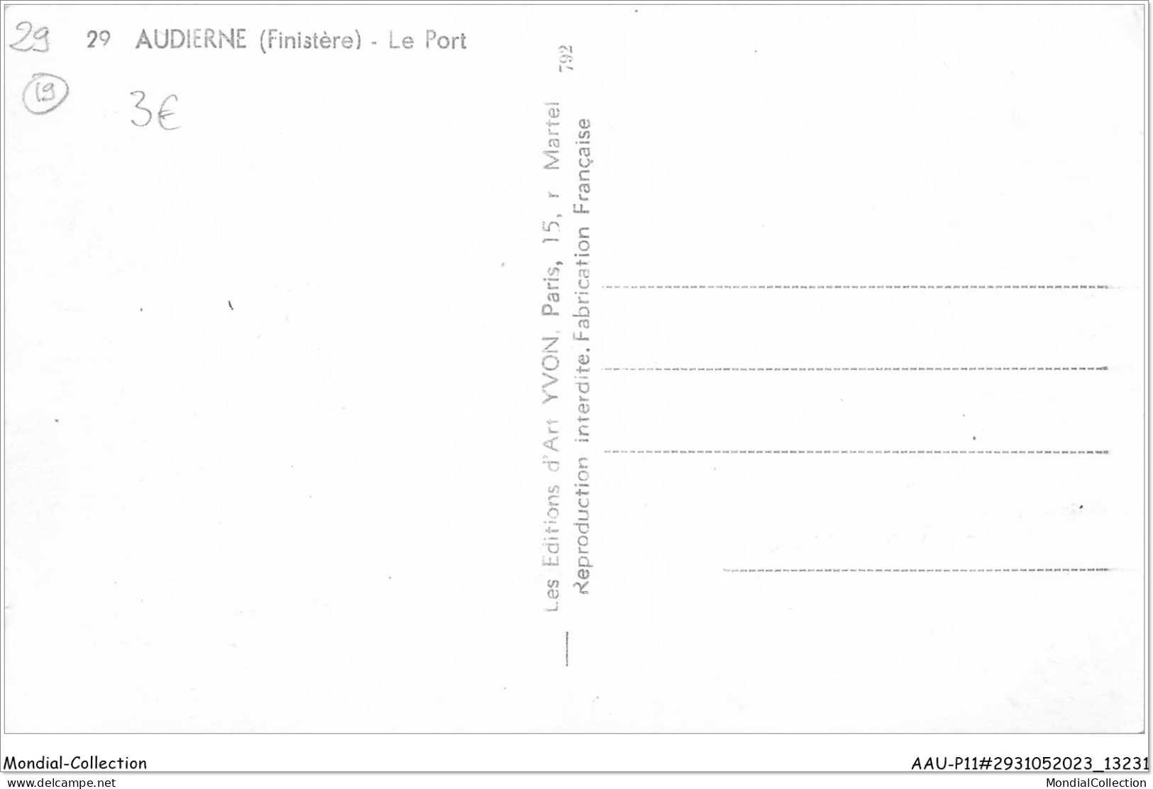 AAUP11-29-1036 - AUDIERNE - Le Port - Audierne