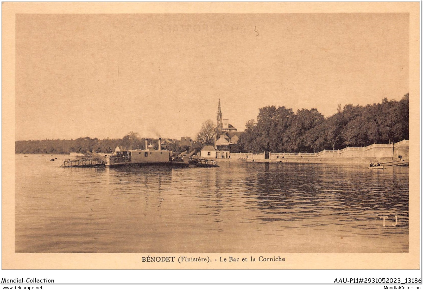 AAUP11-29-1014 - BENODET - Le Bac Et La Corniche  - Bénodet