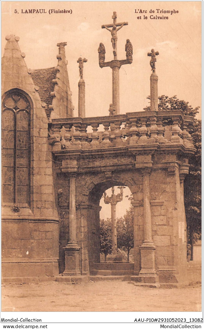 AAUP10-29-0962 - LAMPAUL - L'Arc Triomphe Et  Le Calvaire - Lampaul-Guimiliau