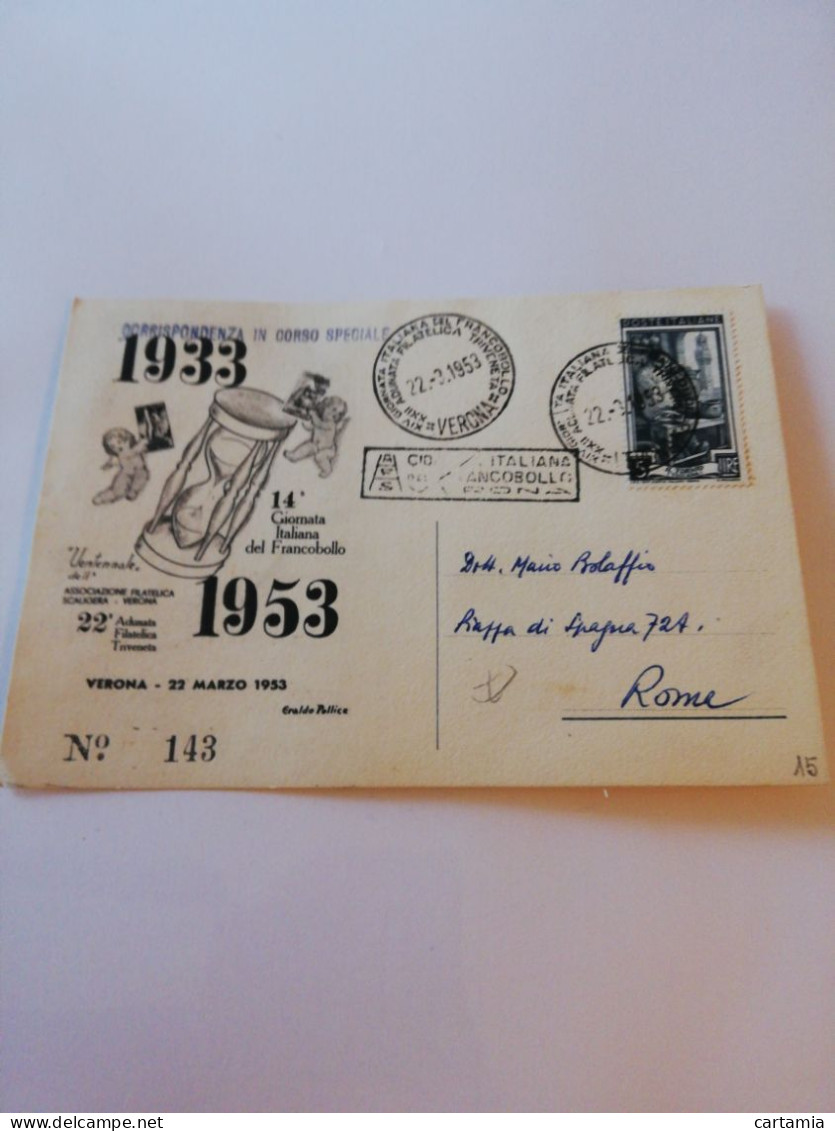 59C) Storia Postale Cartoline, Intero, Corrispondenza Speciale - Marcophilia