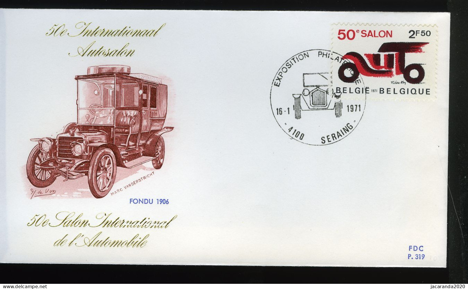 1568 - Autosalon - Stempel: Seraing - 1971-1980