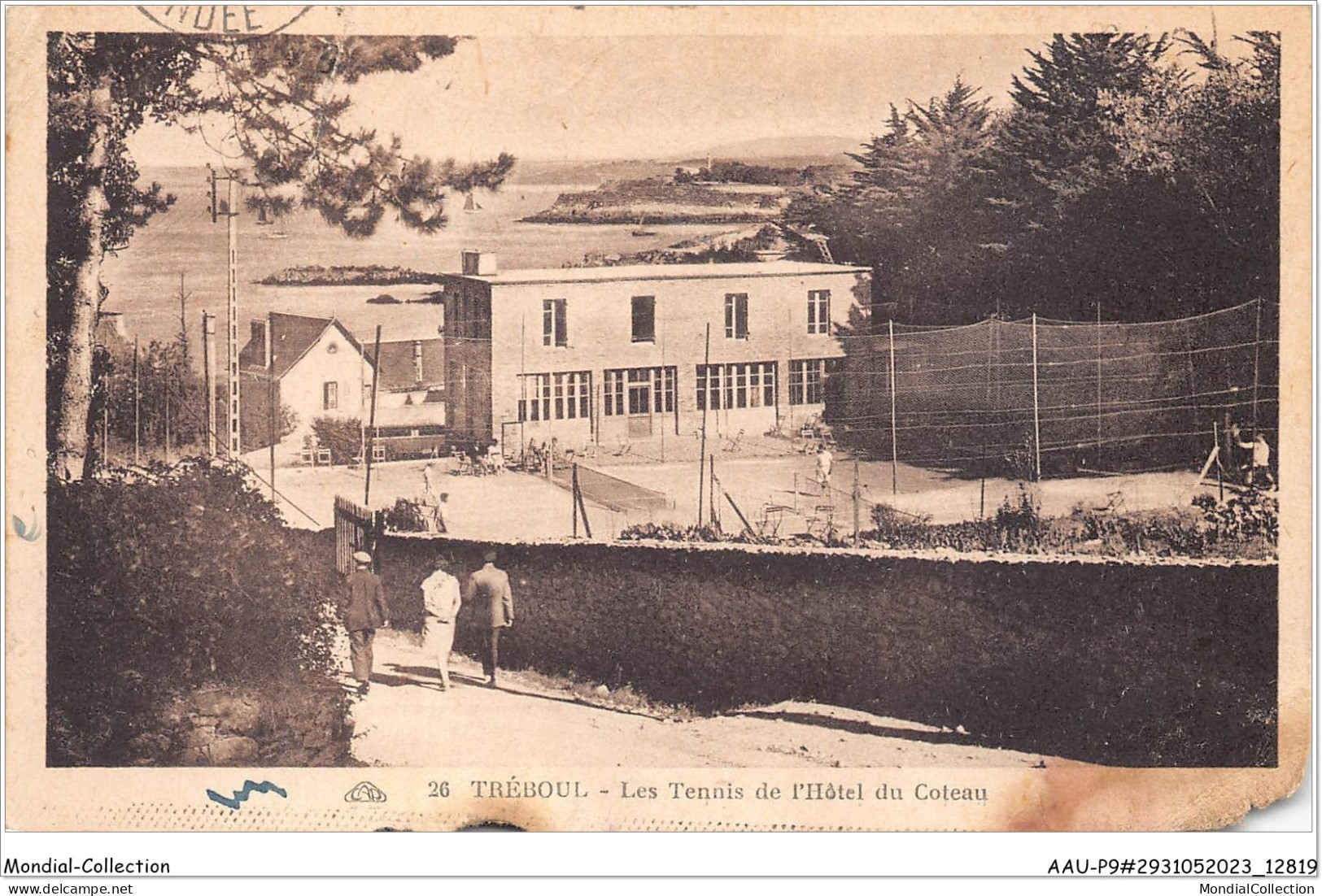 AAUP9-29-0831 - TREBOUL - Les Tennis De L'Hotel Du Coteau  - Tréboul