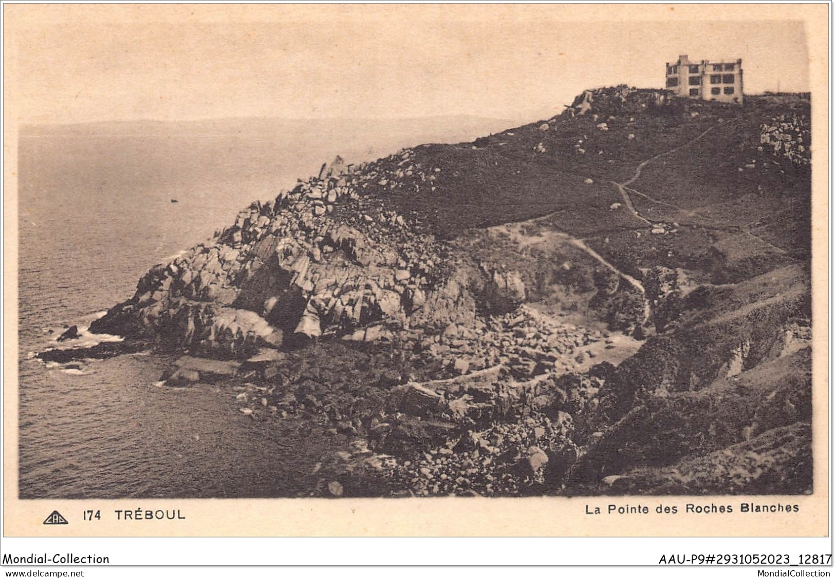 AAUP9-29-0830 - TREBOUL - La Pointe Des Roches Blanches  - Tréboul