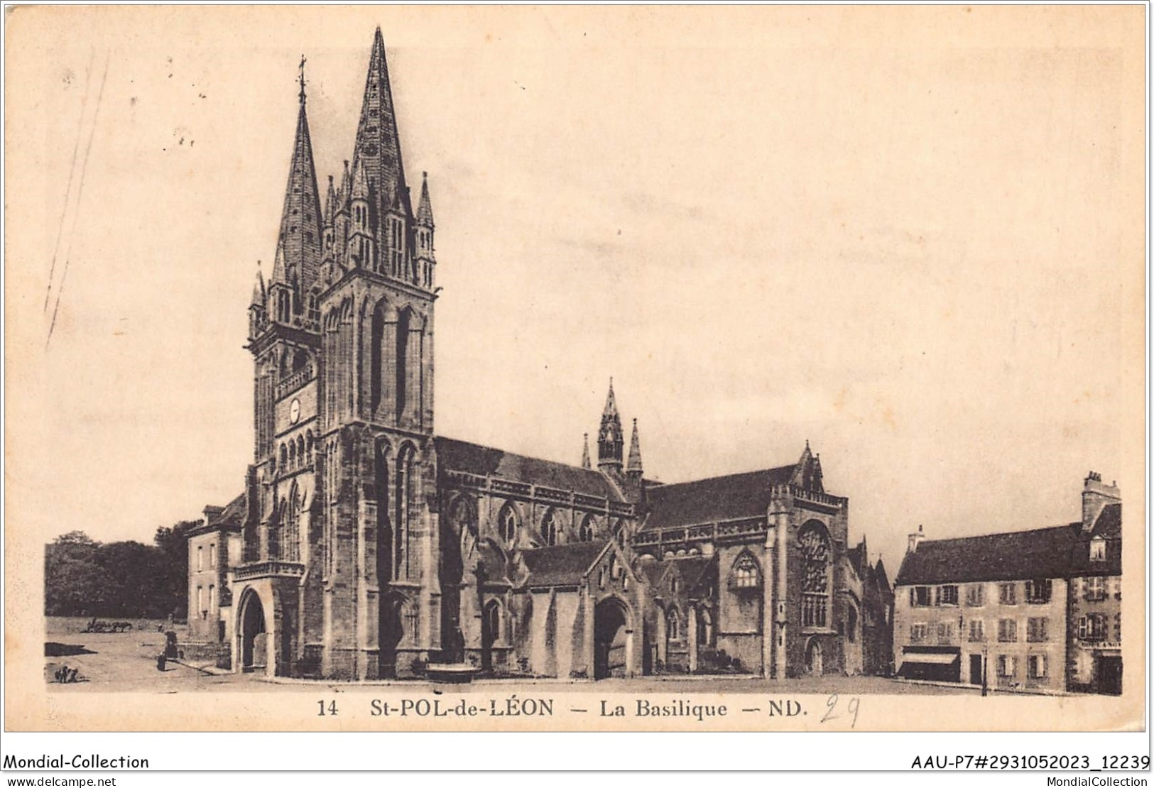 AAUP7-29-0628 - SAINT-POL-DE-LEON - La Basilique  - Saint-Pol-de-Léon