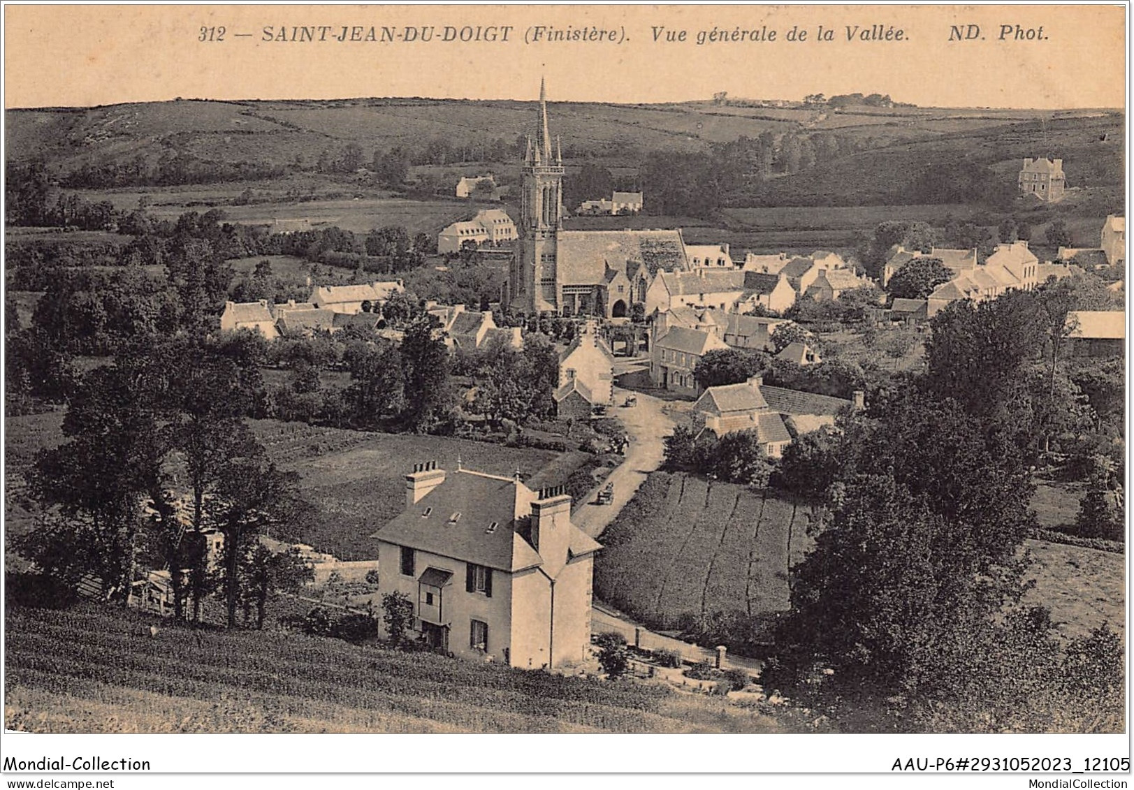 AAUP6-29-0561 - SAINT-JEAN-DU-DOIGT - Vue Generale De La Vallee - Saint-Jean-du-Doigt