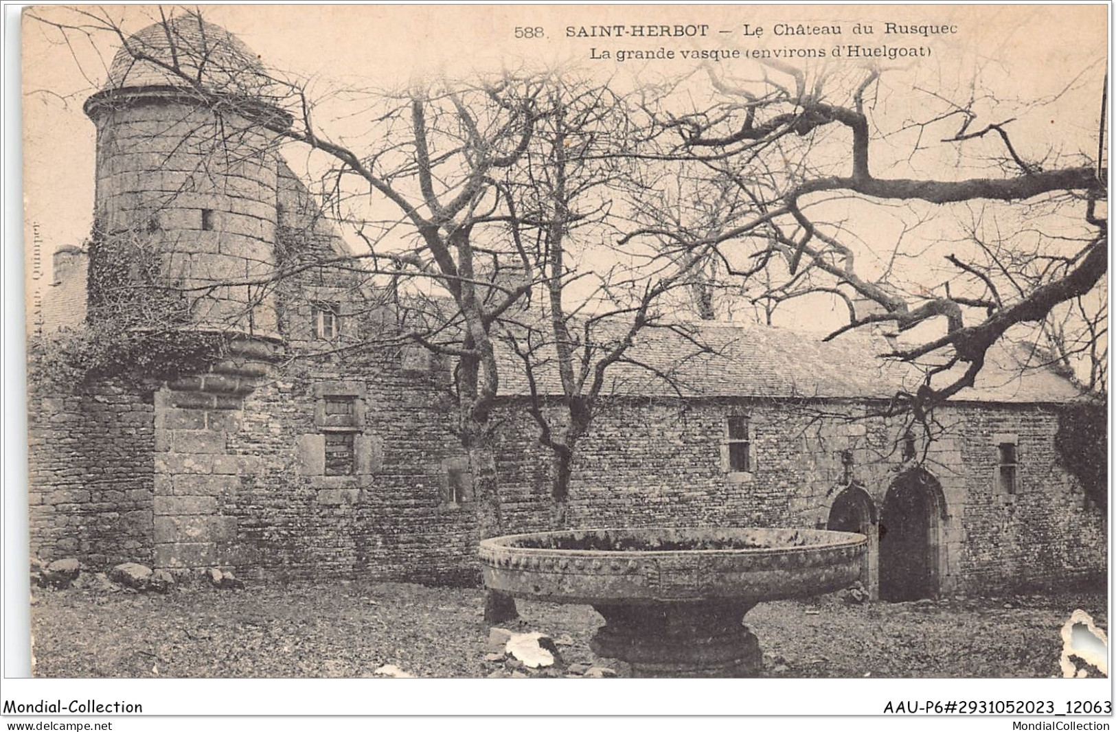AAUP6-29-0540 - SAINT-HERBOT - Le Chateau Du Rusque -La Grande Vasque  - Saint-Herbot