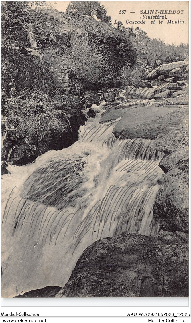 AAUP6-29-0521 - SAINT-HERBOT - Cascade Et Le Moulin - Saint-Herbot