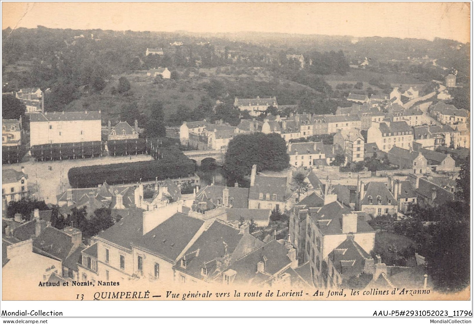AAUP5-29-0405 - QUIMPERLE - Vue Generale Vers La Route De Lorient-Au Fond - Quimperlé